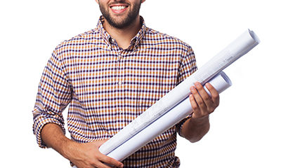 Project manager with Schematics drawings