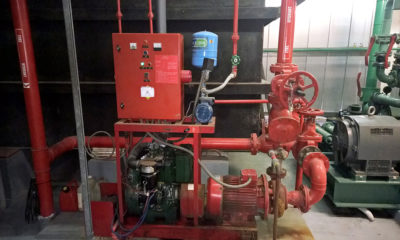 Essential Building Services including Fire Systems and their support systems need to be properly maintained water pumps