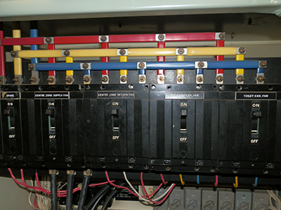 Air Conditioning Control Upgrade - Circuit breakers for electrical isolation