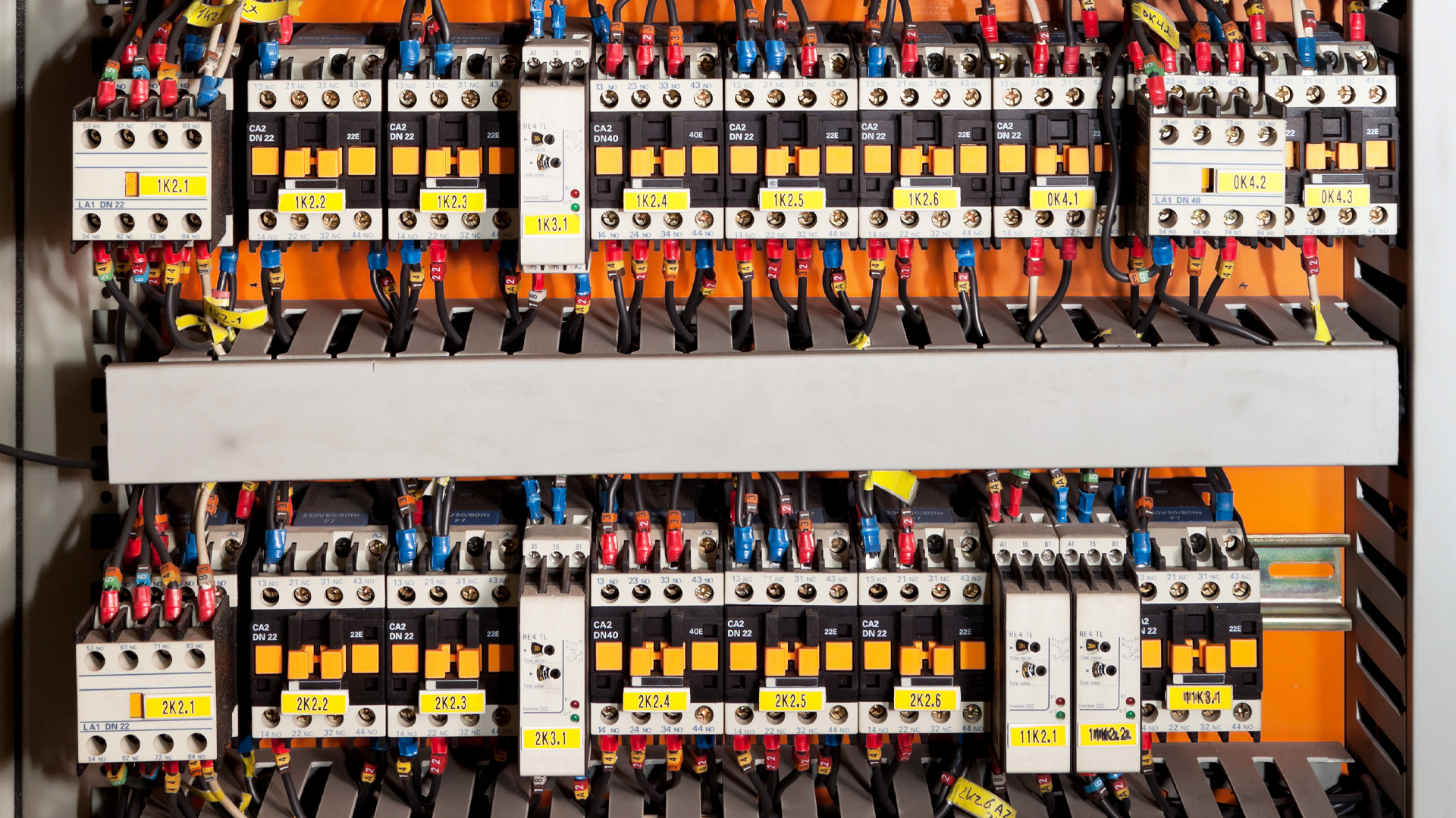 Commercial Lighting Control Contactors in Switchboard
